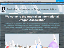 Tablet Screenshot of dragonclass.org.au